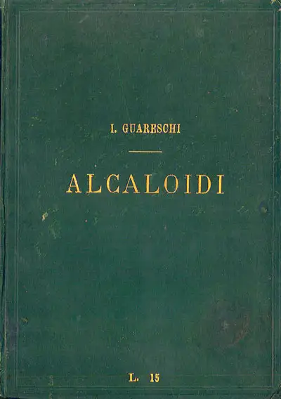 Icilio Guareschi Alcaloidi immagine non disponibile